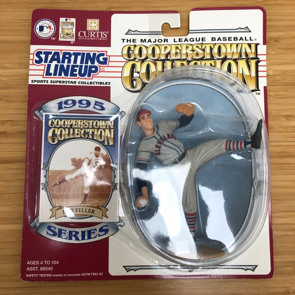 Kenner Starting Lineup Bob Feller Cleveland Indians 1995 Cooperstown Figure